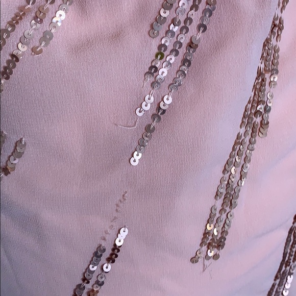 Pink Sequined One Shoulder Plus Cocktail Dress 14W - Picture 10 of 12